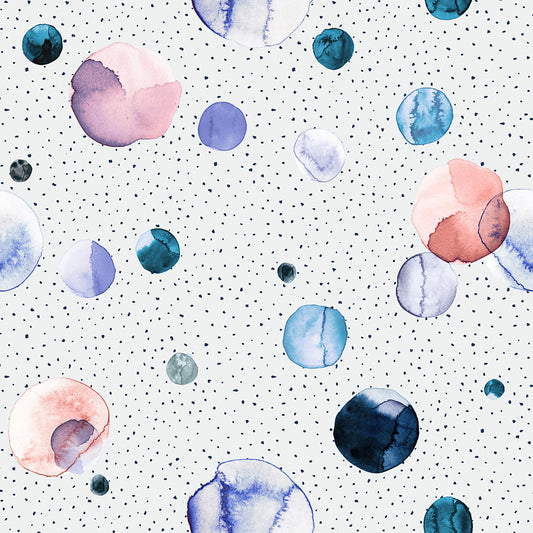 Aquarellpunkte Raum speckte weiche Tapete⁠