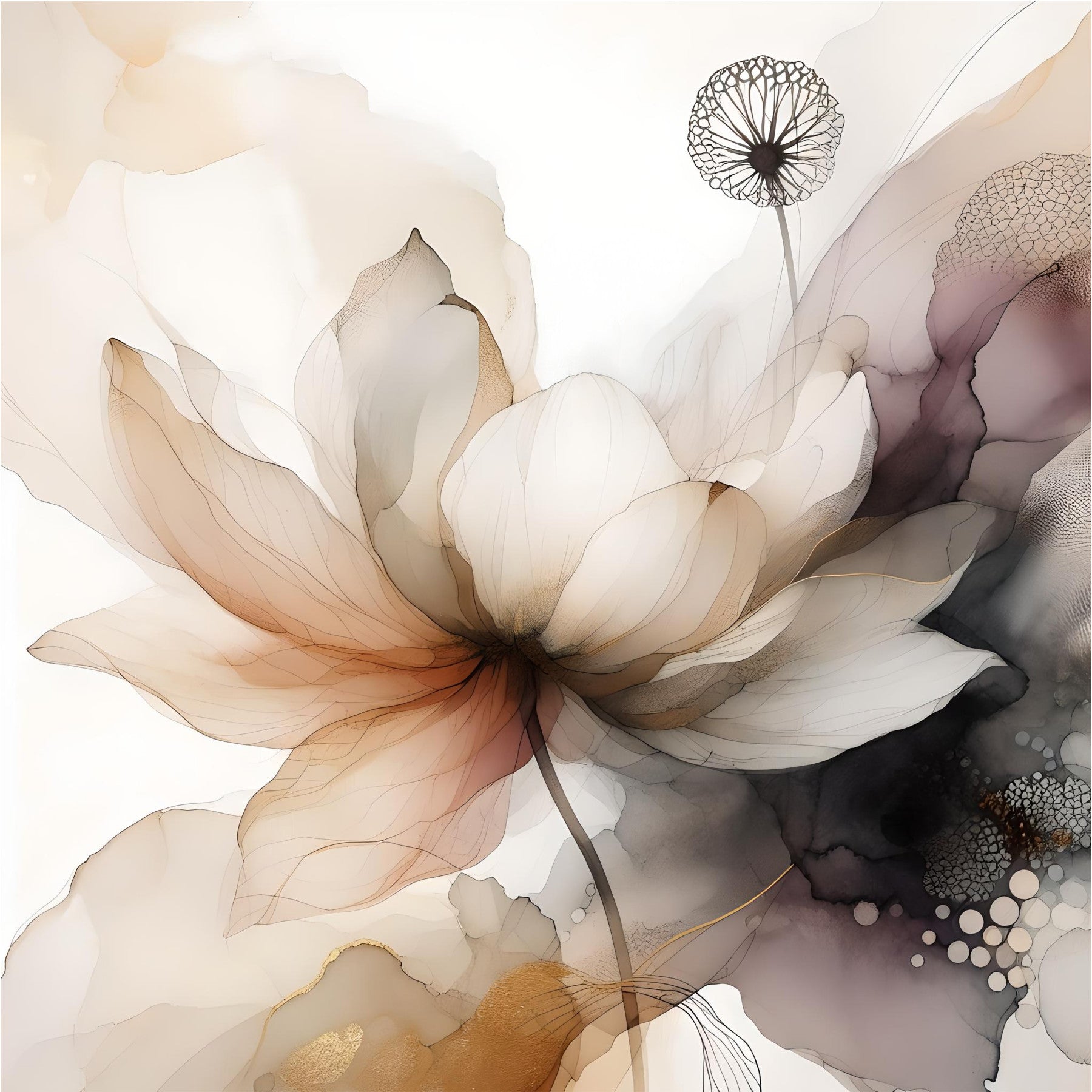 Lotus Botanica Dream Wall Mural