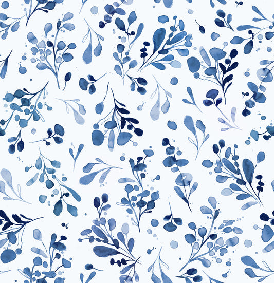 Plantes sauvages Nature botanique relaxante fond d'écran bleu⁠