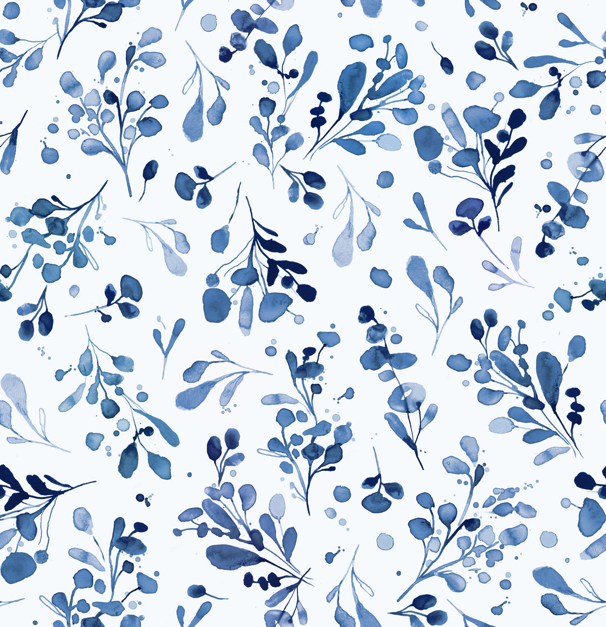 Plantes sauvages Nature botanique relaxante fond d'écran bleu⁠