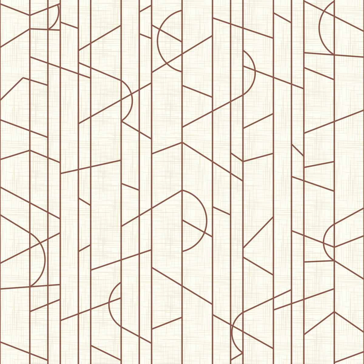Elegante Linien Dekor helle Rost Wallpaper⁠ in your room