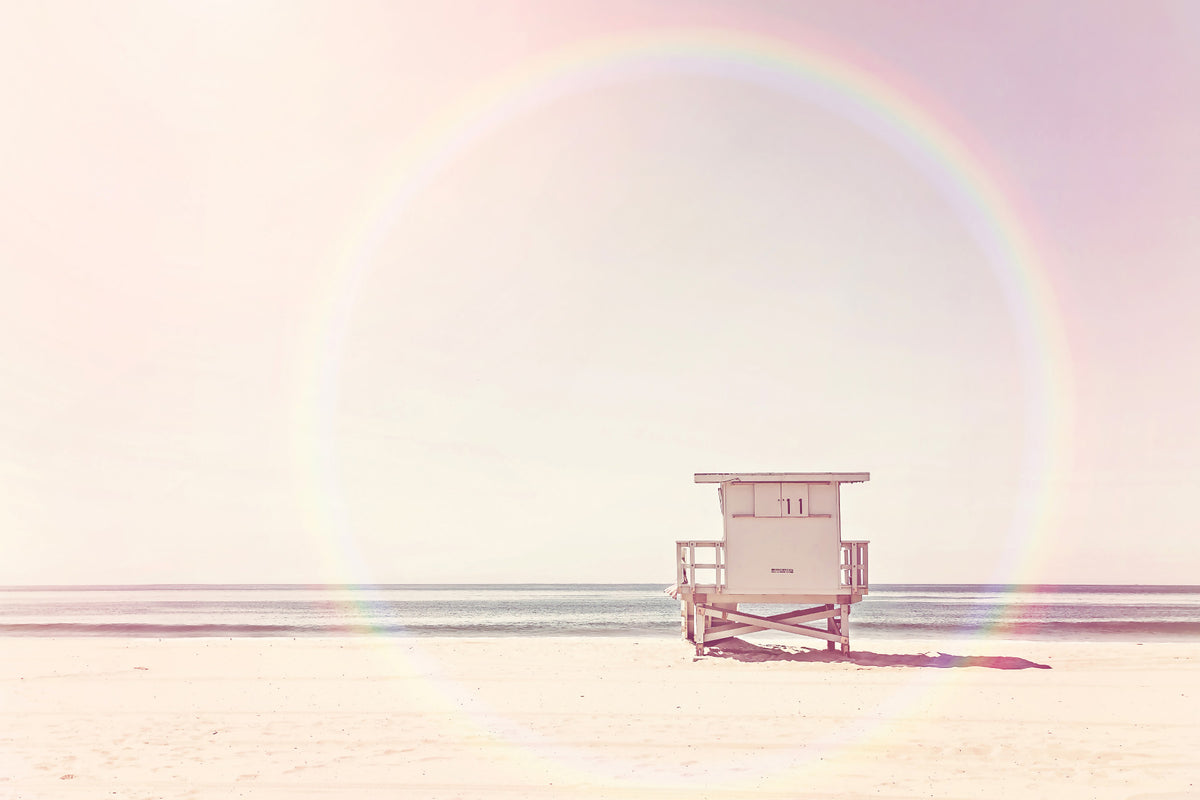 Pastel Beach Dream Wall Mural in your room