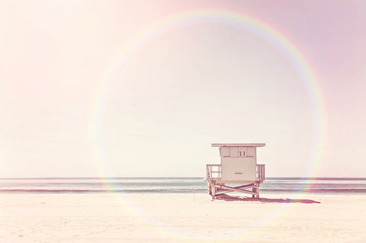 Pastel Beach Dream Wall Mural