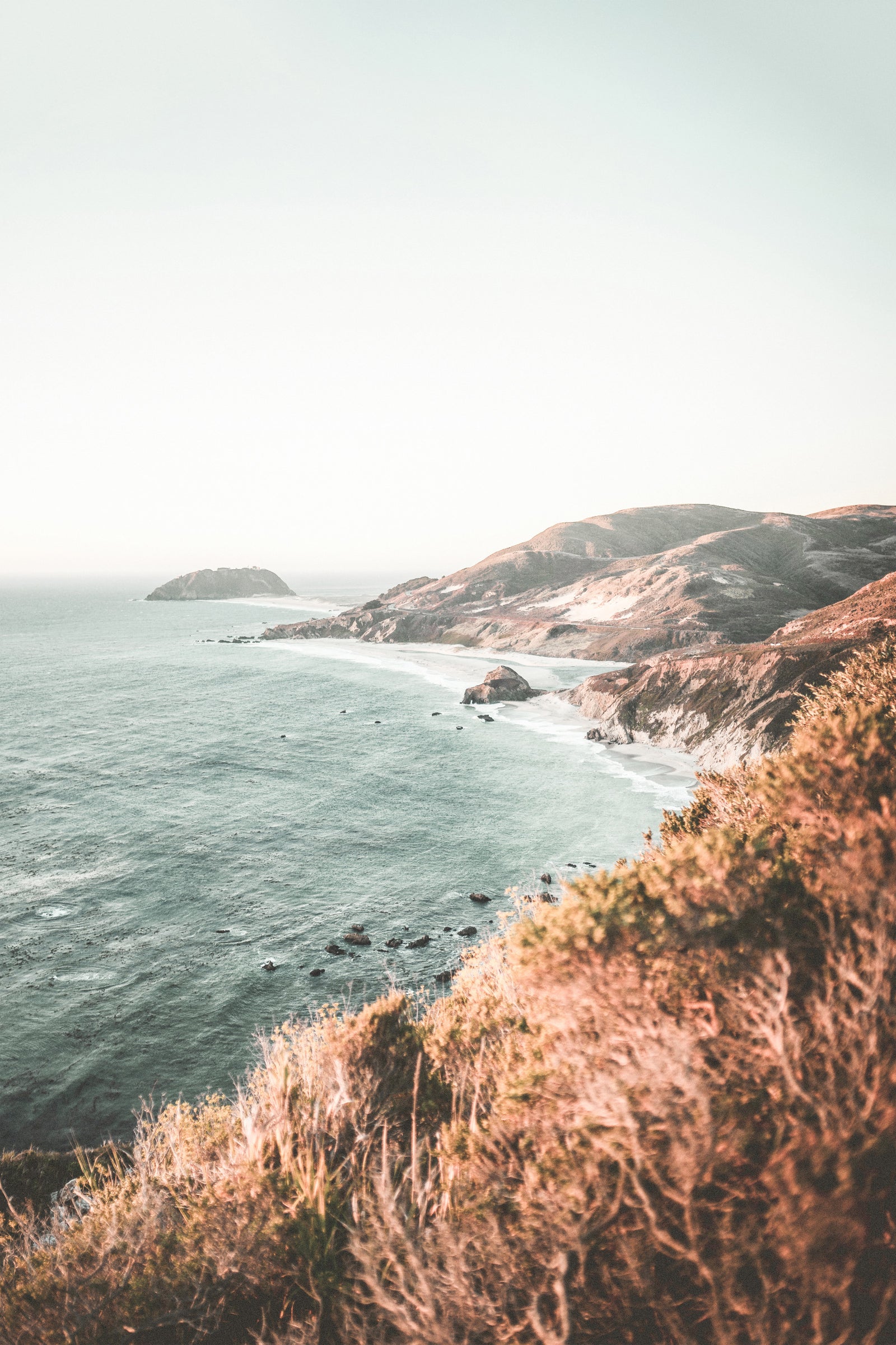 Big Sur Coastline vægmaleri