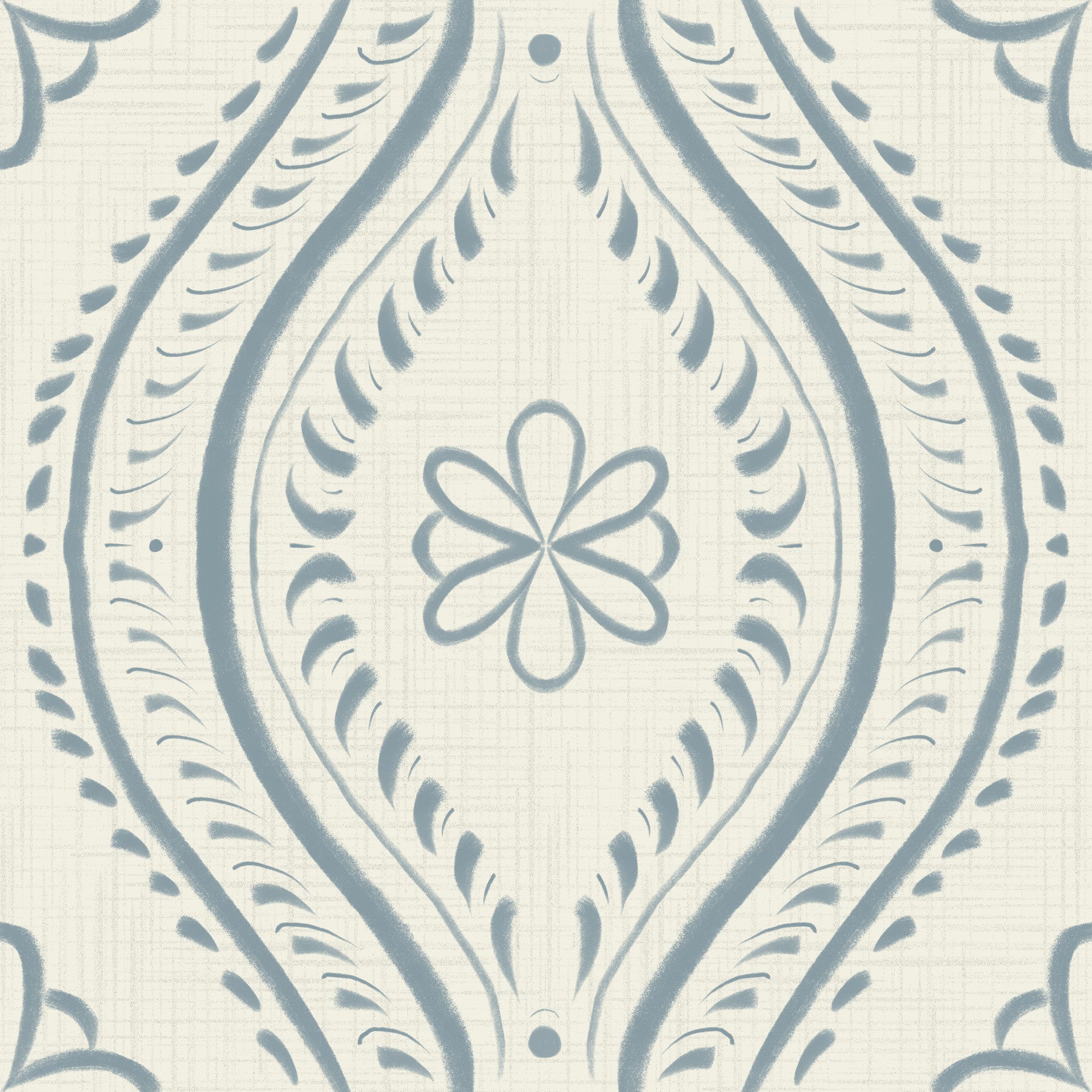 Damask OGEE sbiadito - Bright - Arona Wallpaper⁠