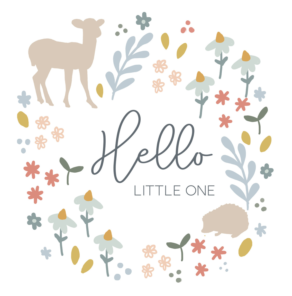 Bonjour Petit one Woodland Mural Mur Mural in your room