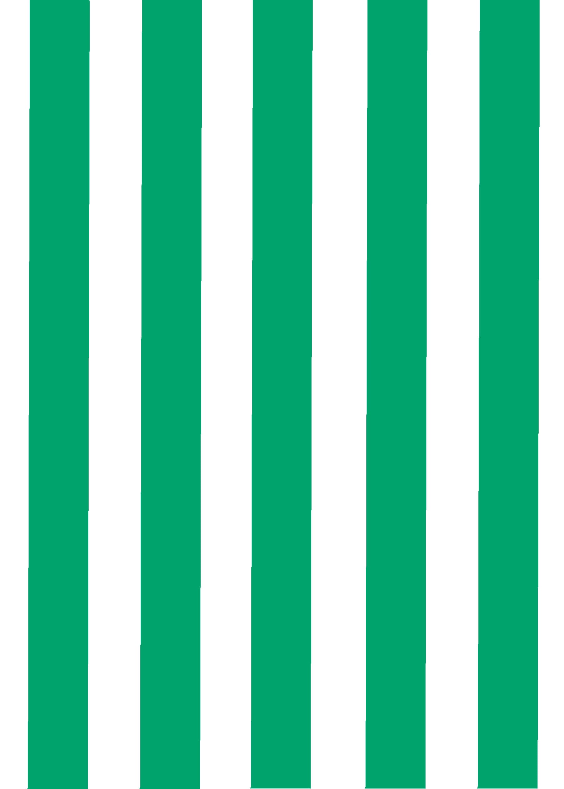 Jade Green Classic Stripes Wallpaper⁠