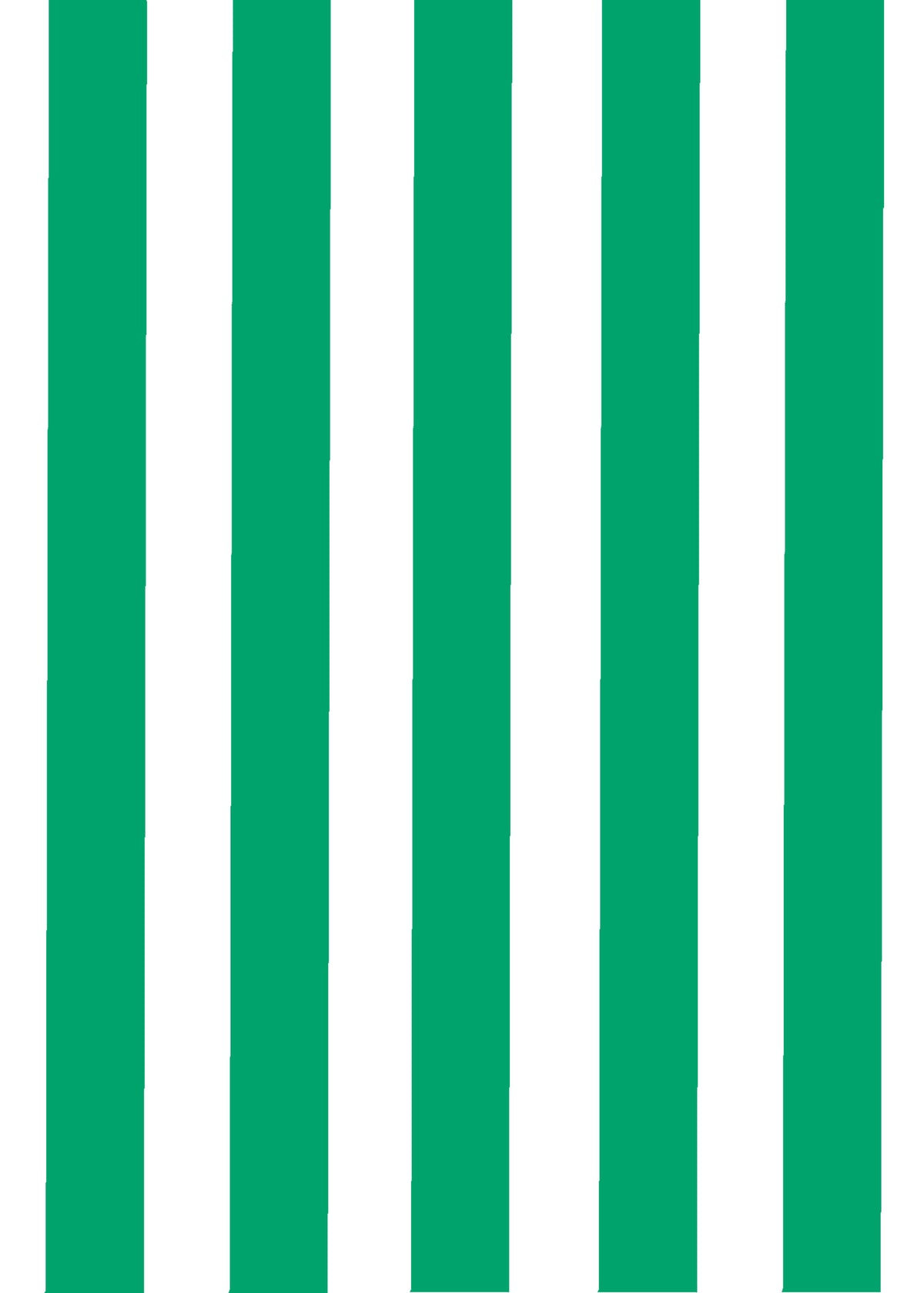 Jade Green Classic Stripes Wallpaper⁠ in your room — zoomed