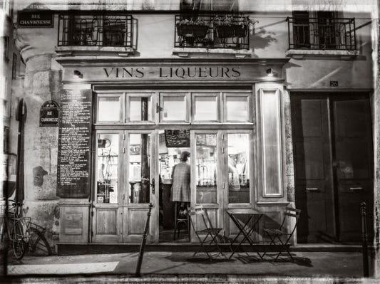 Bar nel murale di Parigi murale