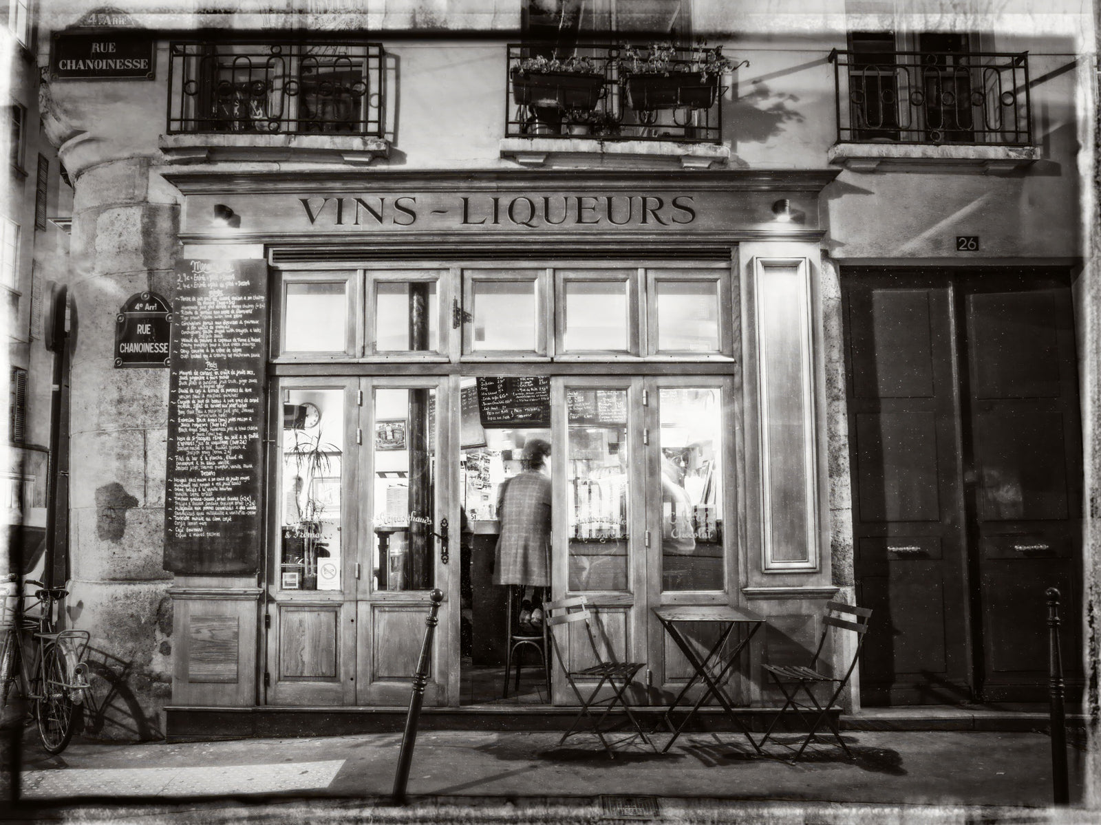 Bar in Pariser Wandmalerei
