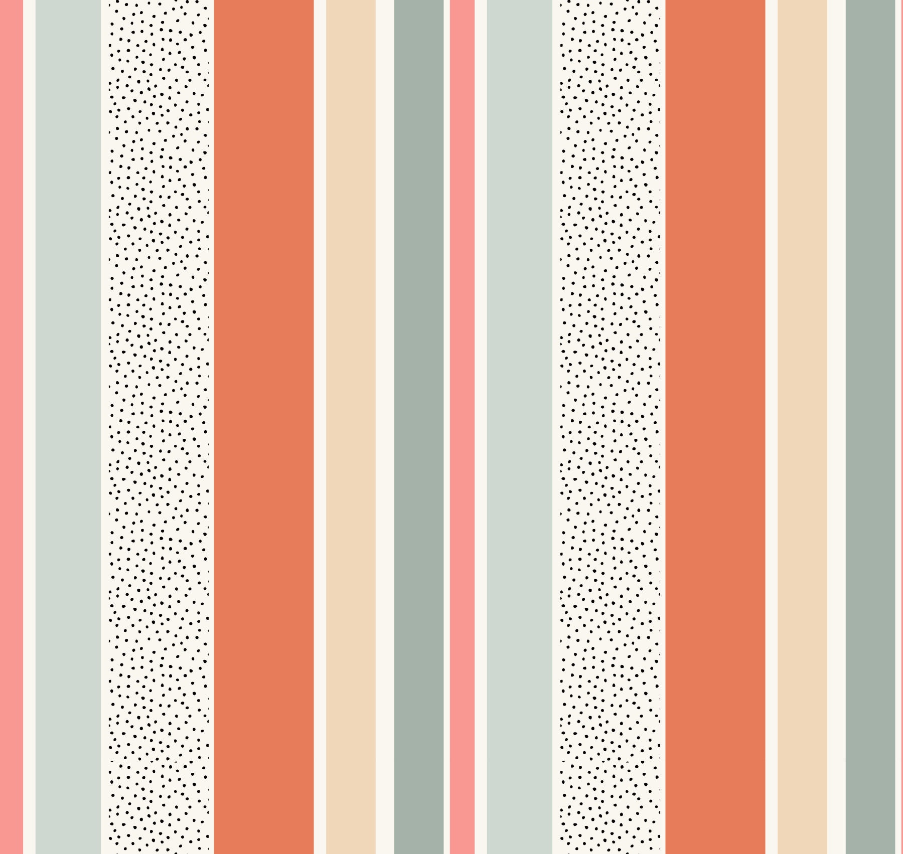 Summer Stripes Wallpaper⁠ in your room — zoomed