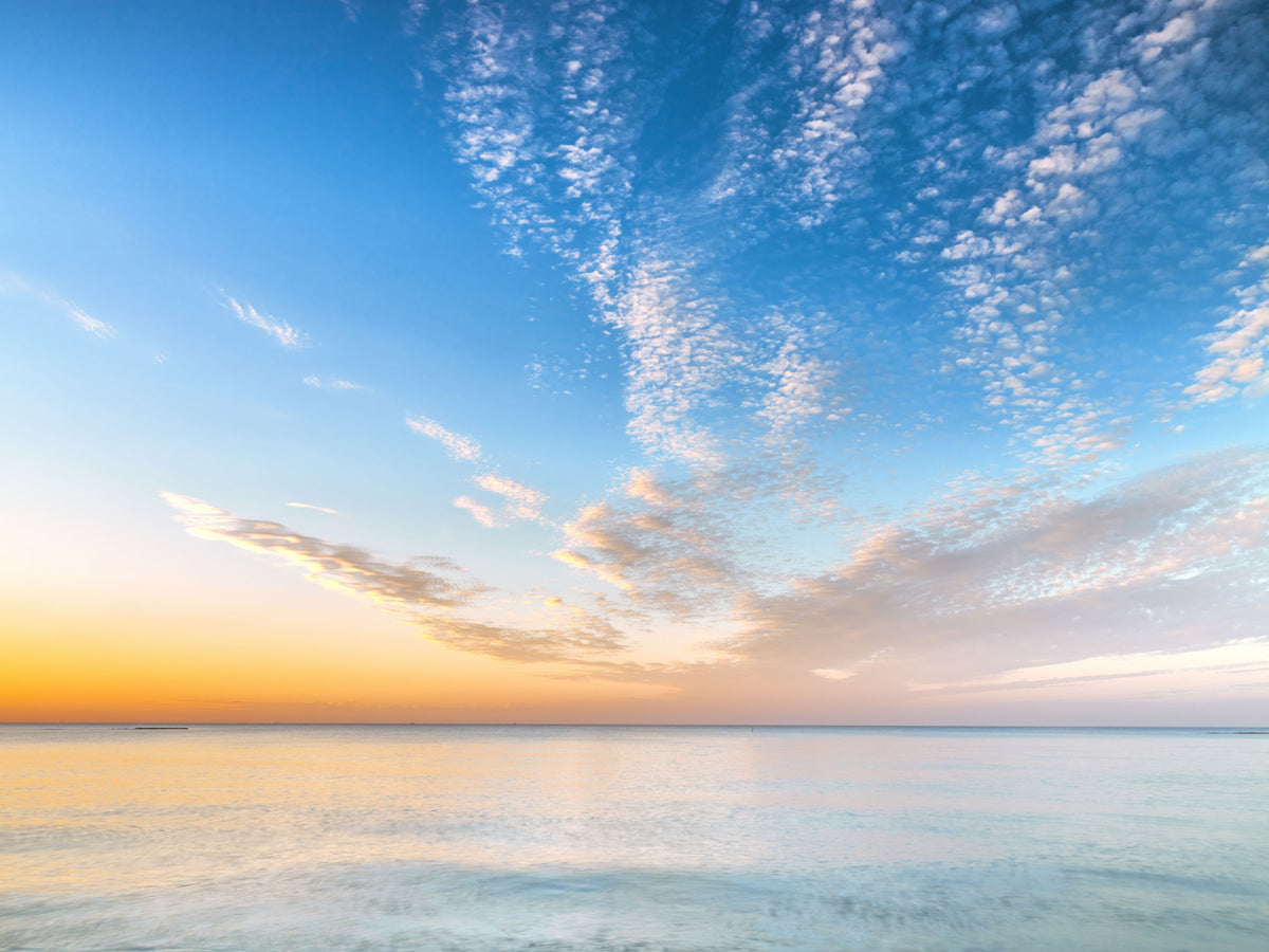 Coastal Calm at Dusk Wall Mural in your room — zoomed