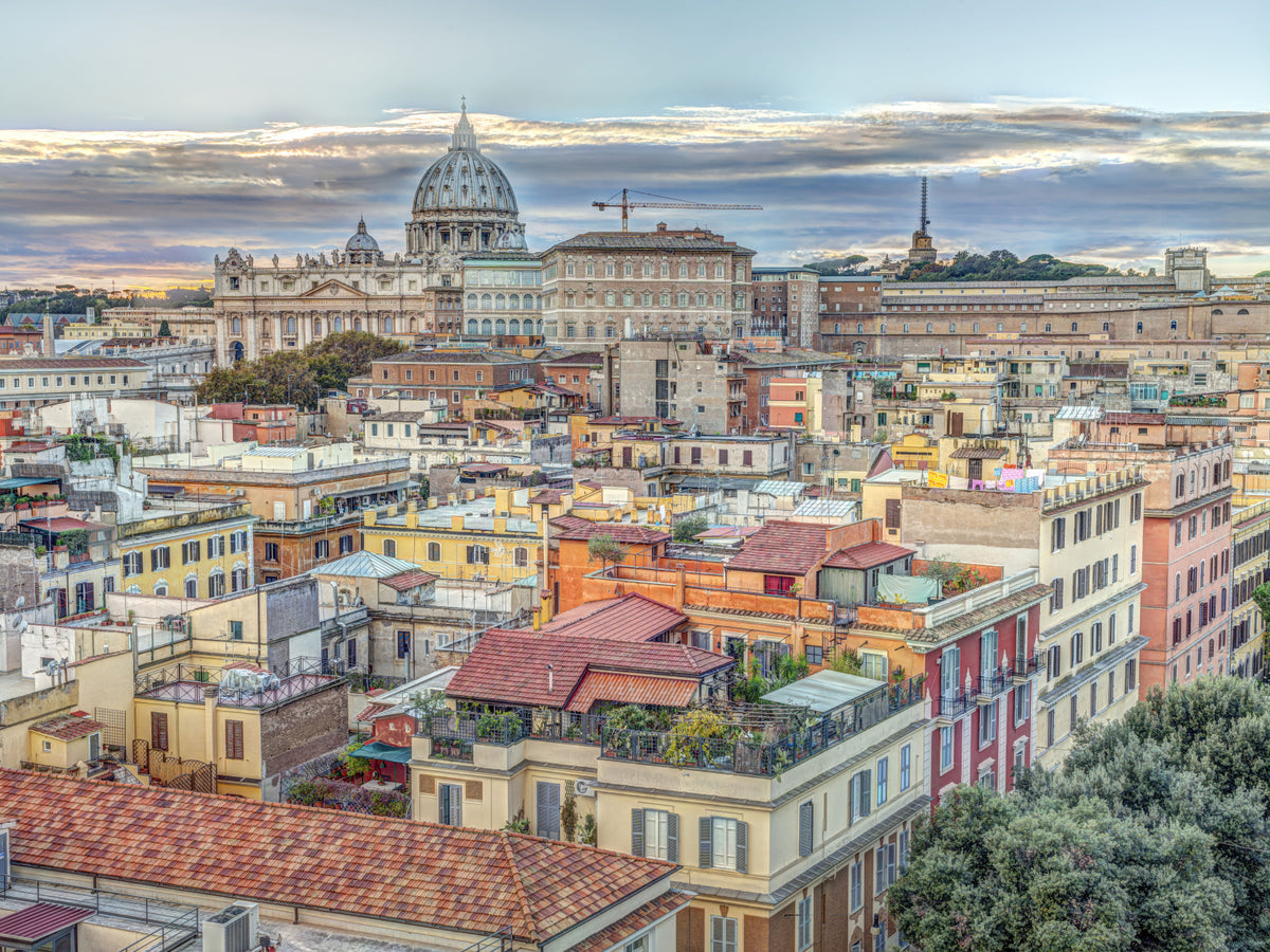 Vaticanul peisajului urban mural in your room — zoomed