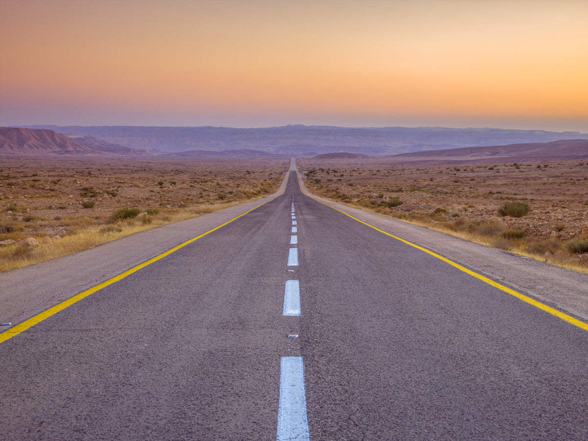 Murale du mur de longue route in your room — zoomed