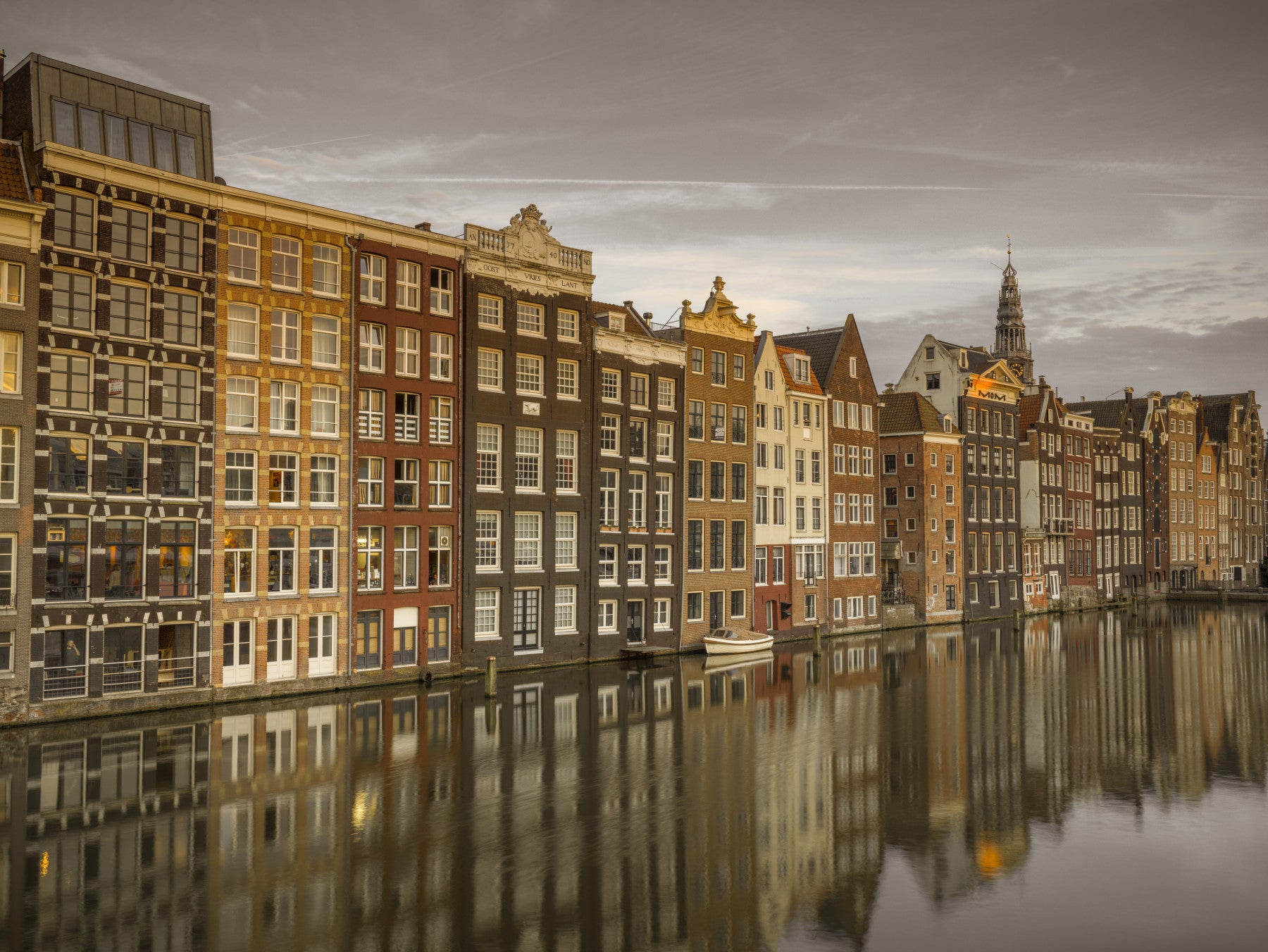 Picturesque Houses Wall Mural in your room — zoomed