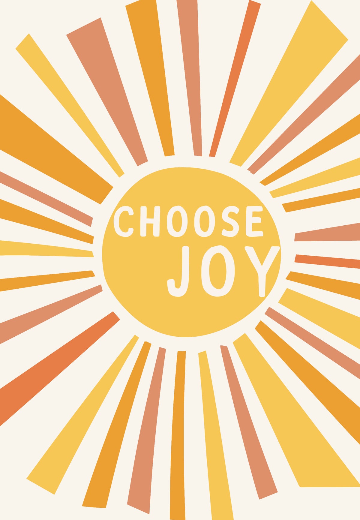 Kies Joy Wall Mural in your room — zoomed