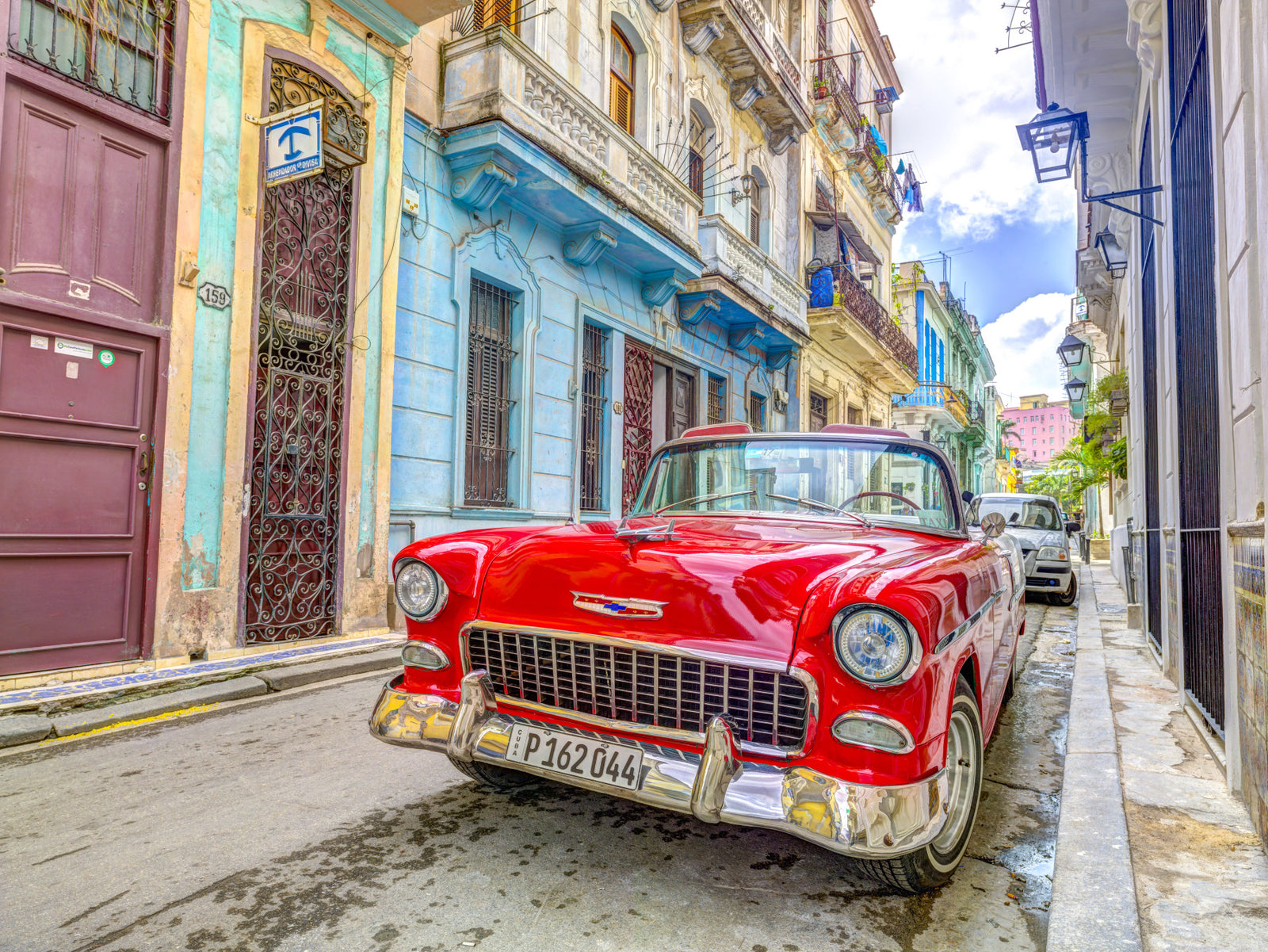 Cubaanse cruisemuur muurschildering