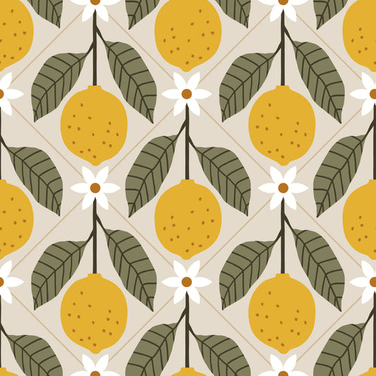 Papel pintado de imitación de azulejos de Lemon Grove