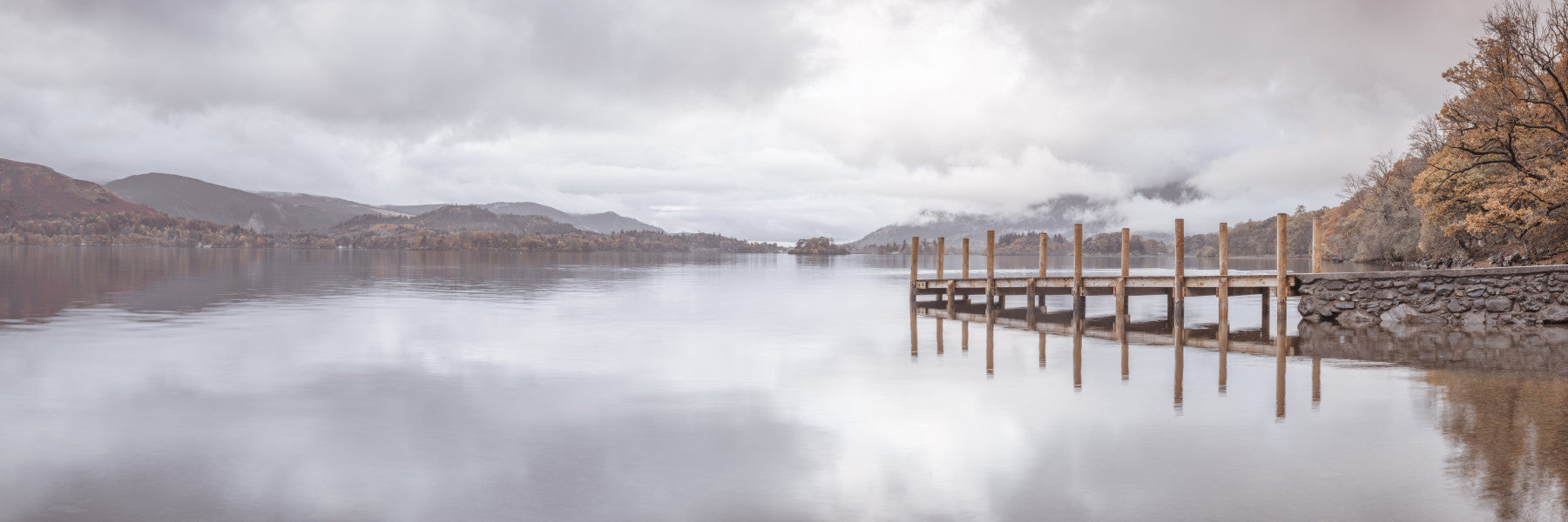 Pier on the Shores Wall Mural in your room — zoomed