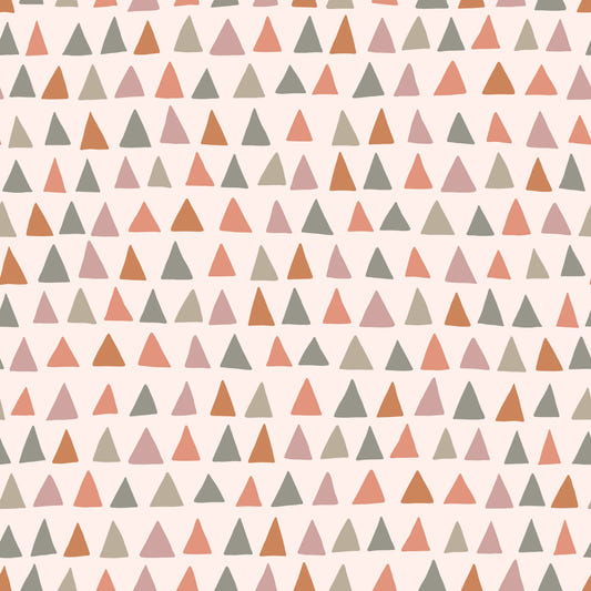 Triangel multicolor woodland wallpaper⁠