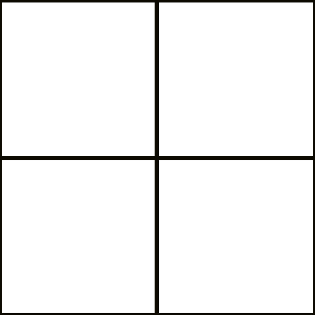 Minimalist Grid Black and White Wallpaper⁠