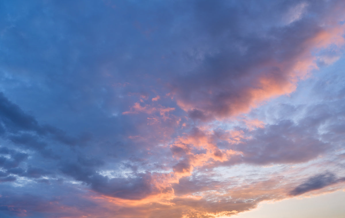 Serene Sunset Hues Wall Mural in your room — zoomed