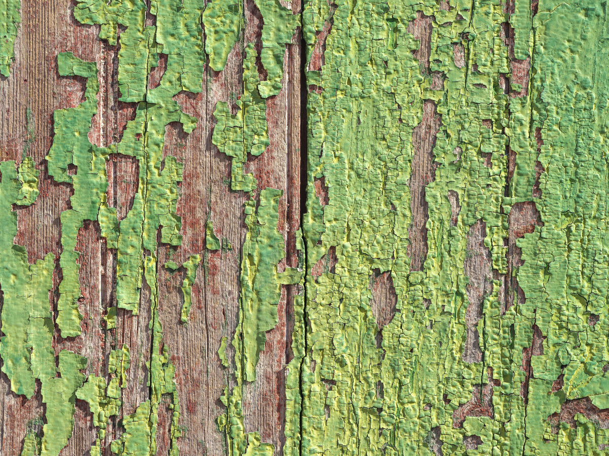 Antike grüne Holz Wandmalerei in your room
