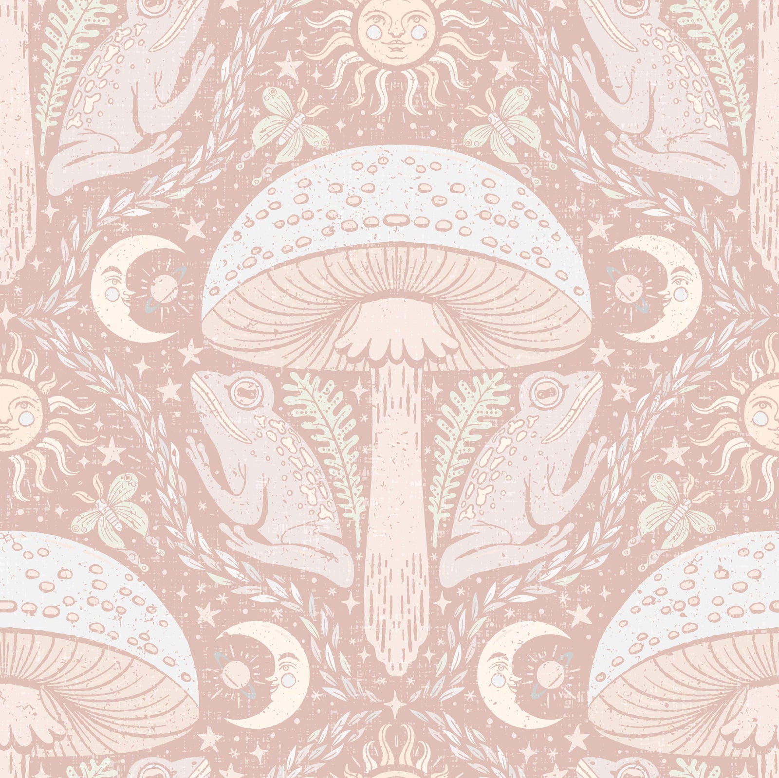 Whimsigothic Toadstools Ayara Pastel-01 Wallpaper⁠ in your room