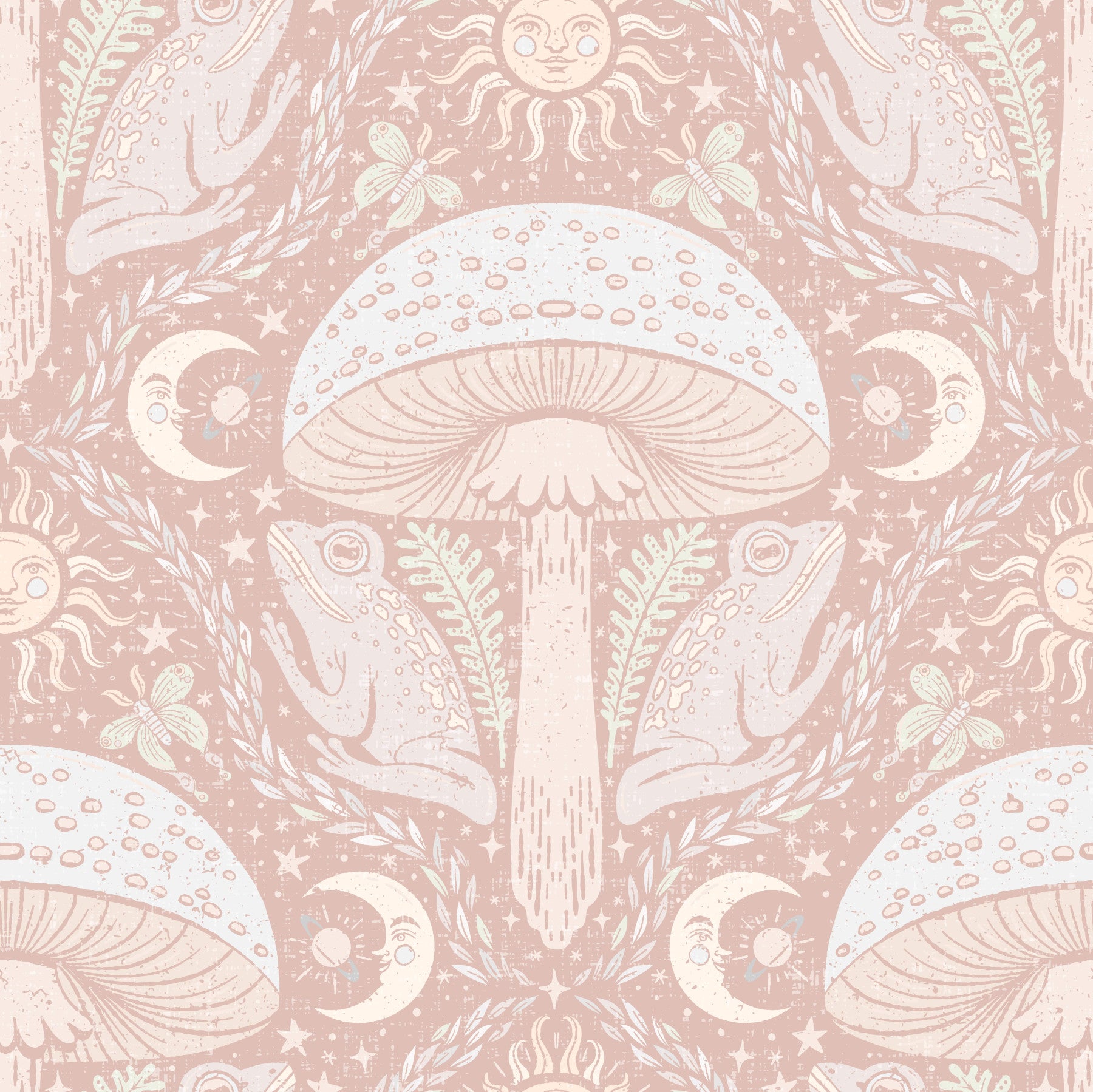 Whimsigothic Toadstools Ayara Pastel-01 Wallpaper⁠ in your room — zoomed