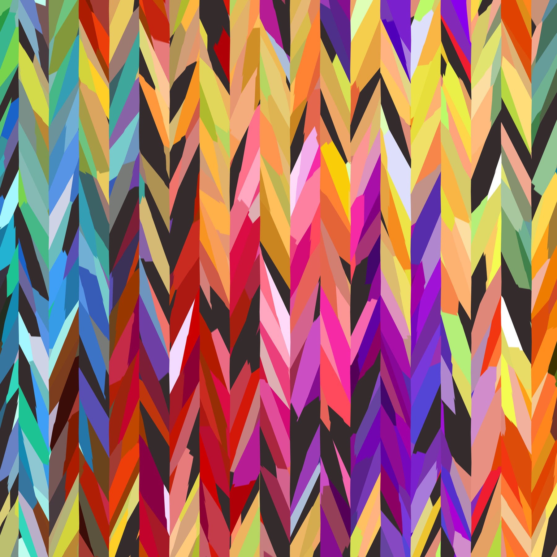 Esplosione di murale a parete di colore in your room — zoomed