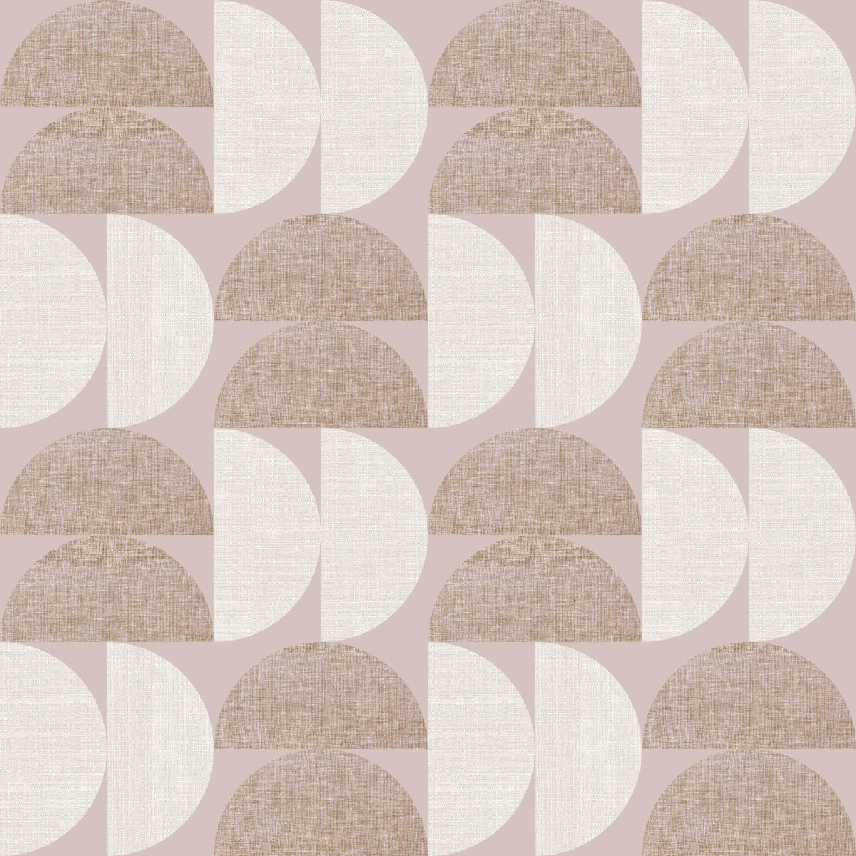 Mid Century Wallpaper⁠ in your room — zoomed