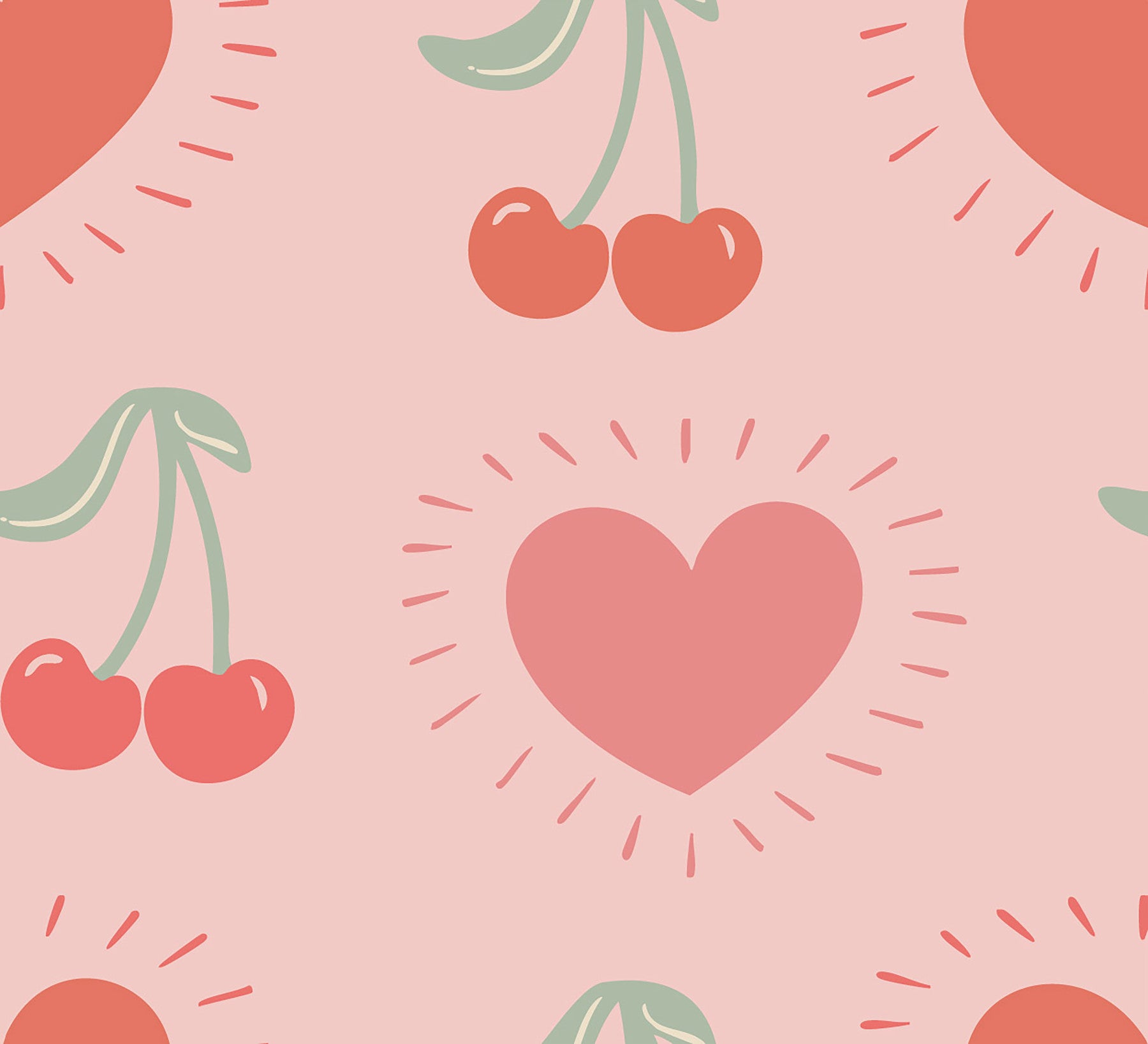 Sweetheart Cherries tapet⁠