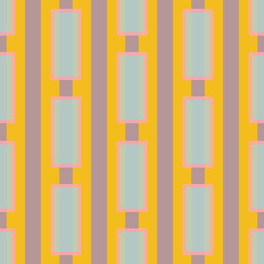 Yellow Geometric Fun Wallpaper⁠