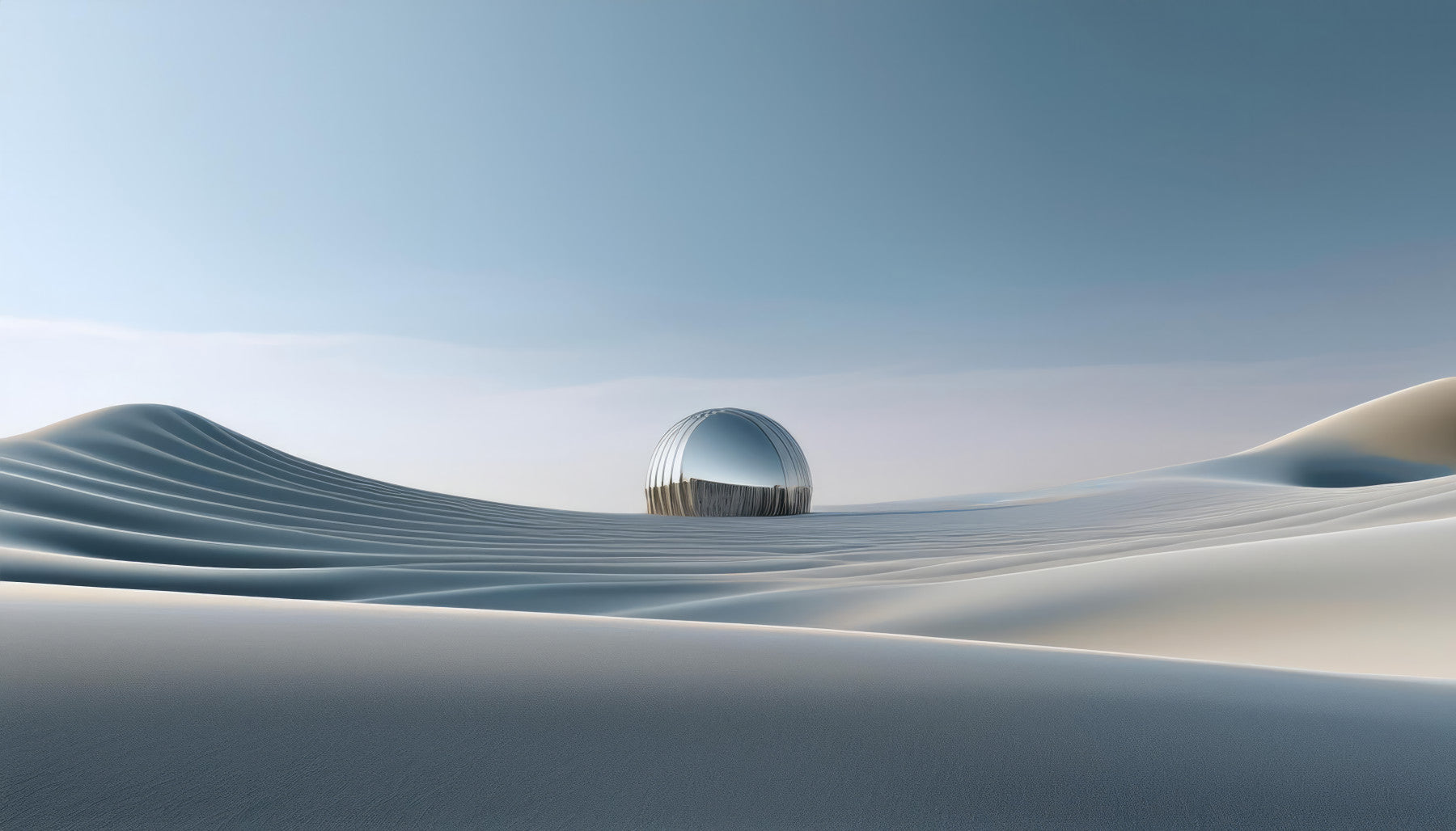 Silent Sands Wall Mural in your room — zoomed
