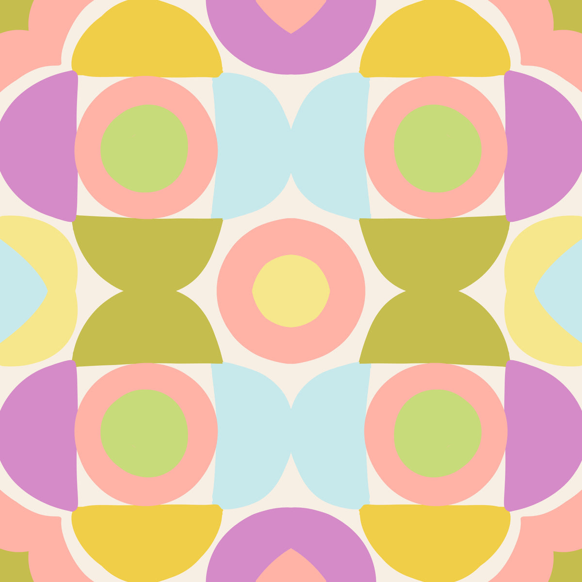 Caleidoscoop kussen wallpaper⁠ in your room