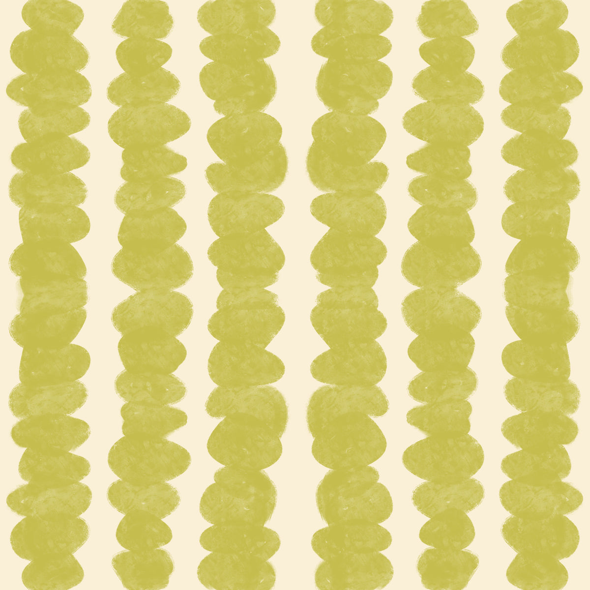Chartreuse Pebble Rows Wallpaper⁠ in your room