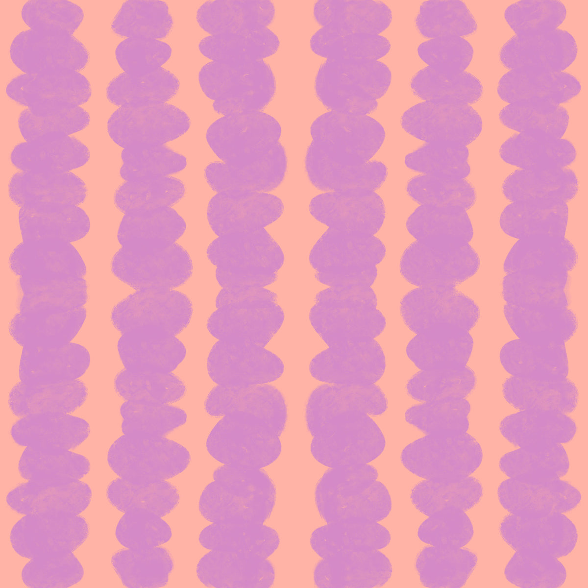Rêves verticaux dans le papier peint lilas et pêche⁠ in your room