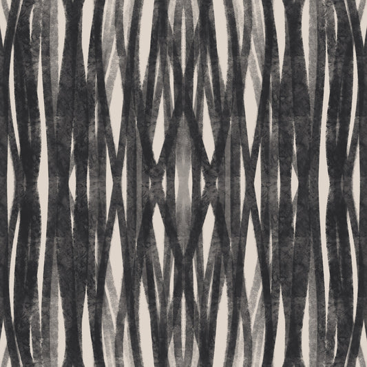 Ethereal Charcoal Weave Wallpaper⁠