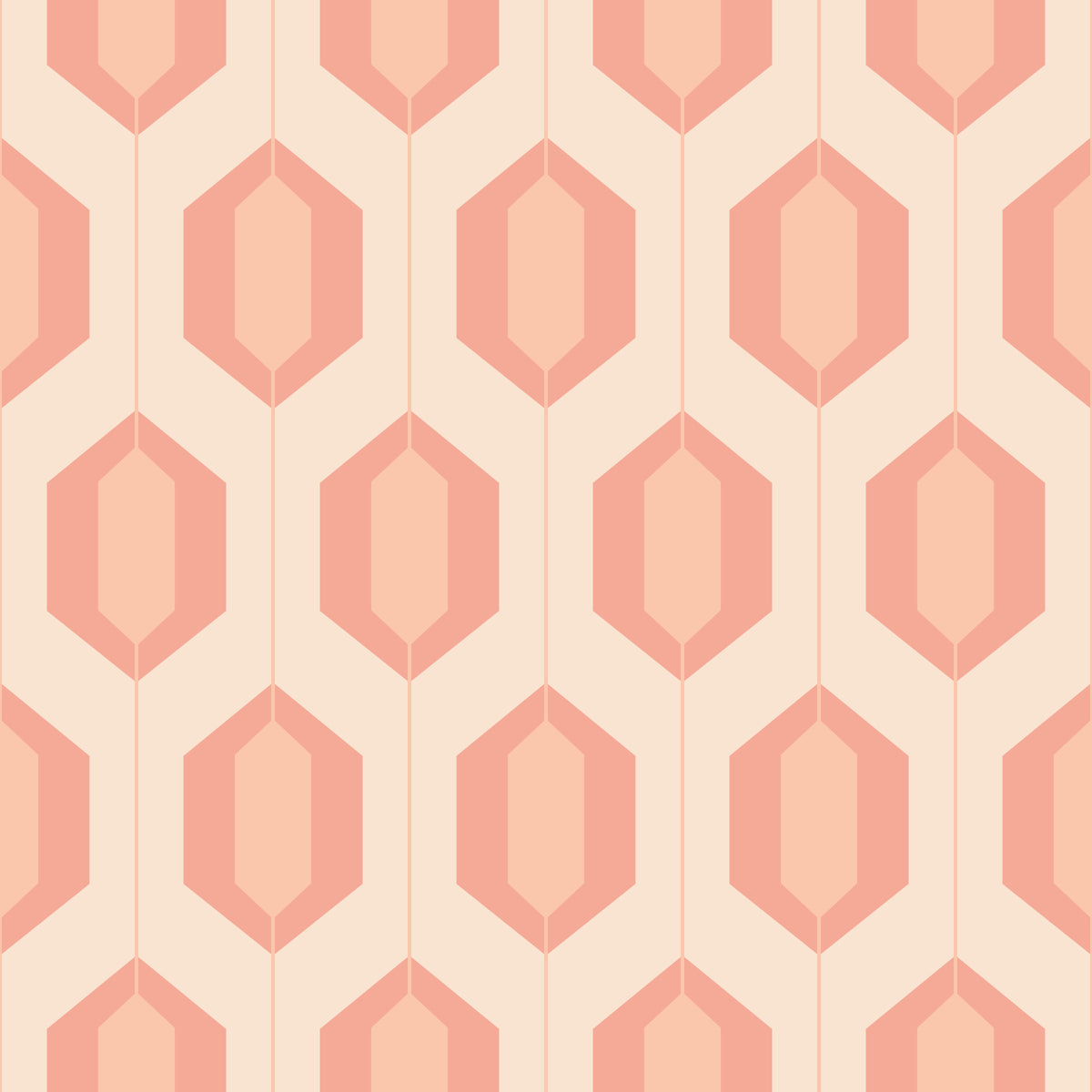Wallpaper di piastrelle blush di Siena⁠ in your room