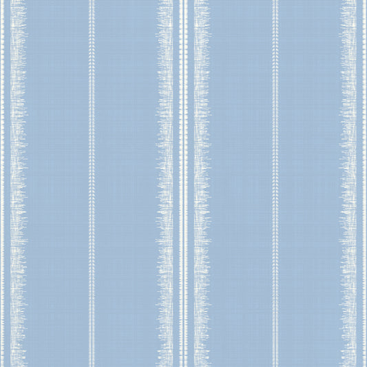 Boho Stripes Sky Blue Wallpaper⁠