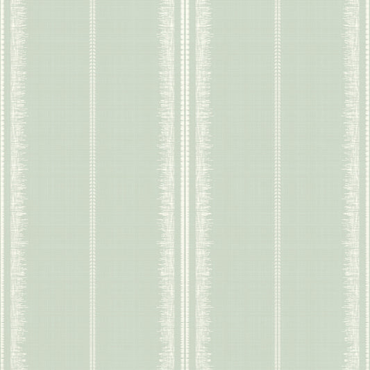 Boho Stripes Sea Green Wallpaper⁠