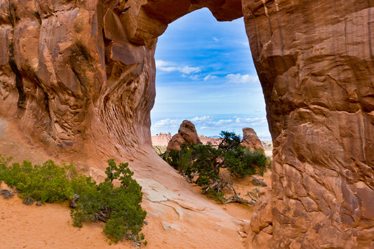 Red Rock Arch Desert Vista Mural