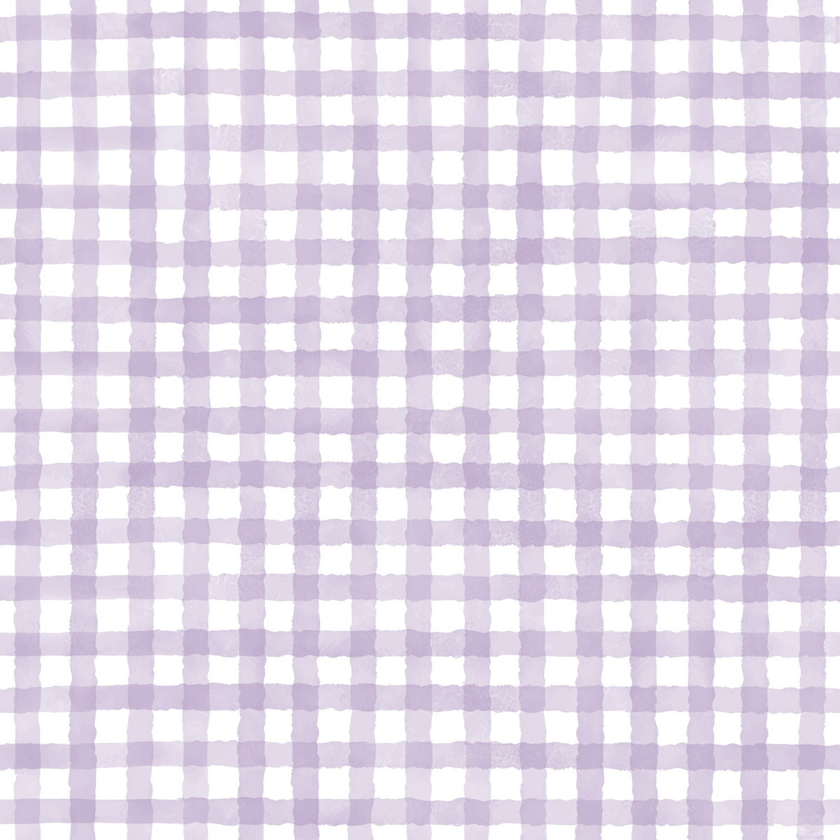 Rustik violet bondegård gingham akvarel rutet neutral tapet⁠ in your room
