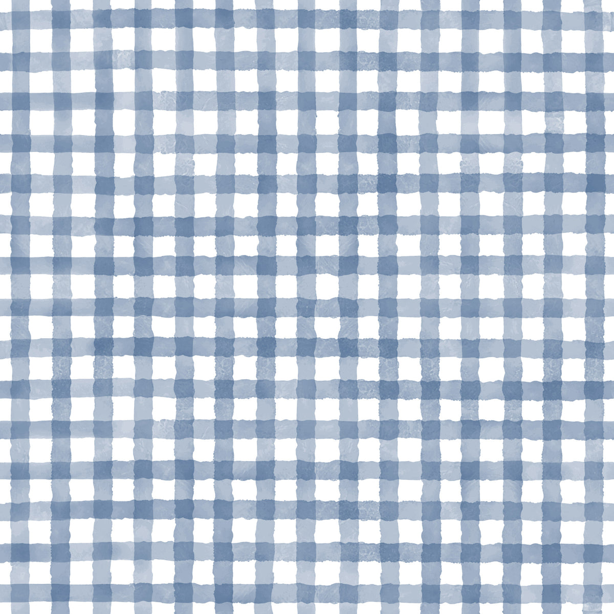 Rustic Navy Farmhouse Gingham Aquarel Geroold Neutraal Wallpaper⁠ in your room