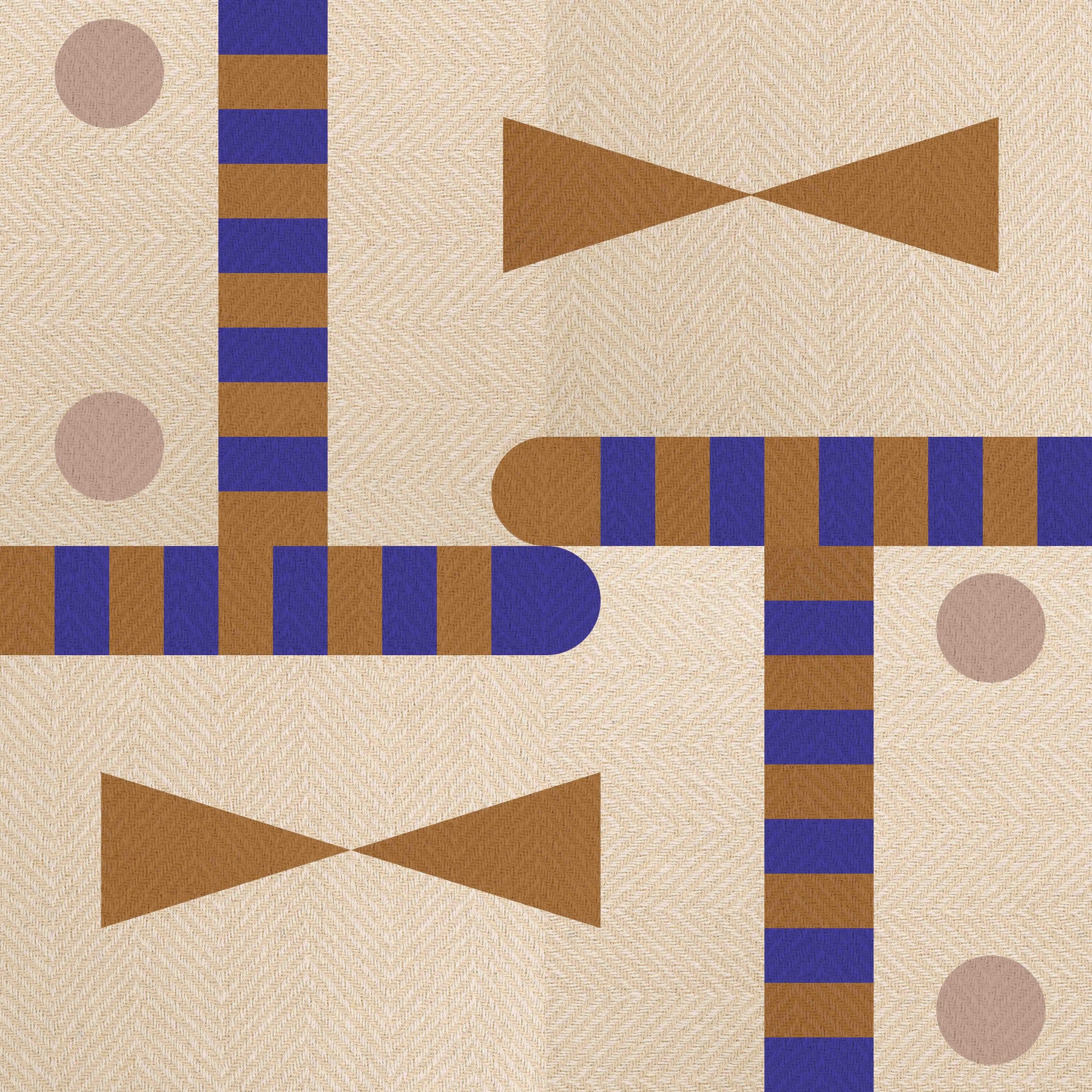 Fond d'écran de labyrinthe géométrique⁠