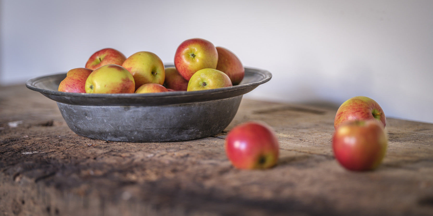 Äpfel in der Schüssel Wandmalerei