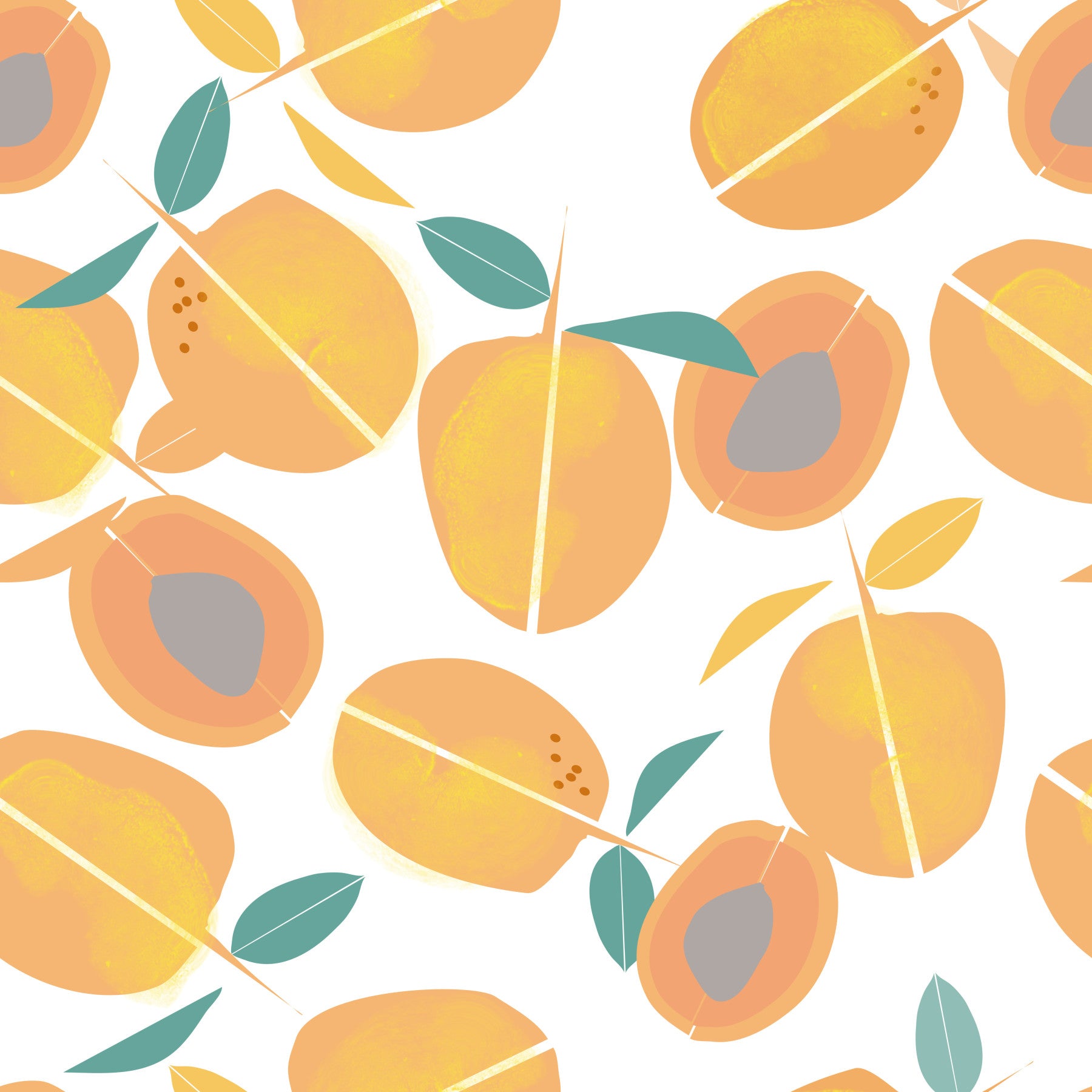 Apricot Orchard Wallpaper⁠