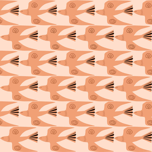 Terracotta Doves Wallpaper⁠