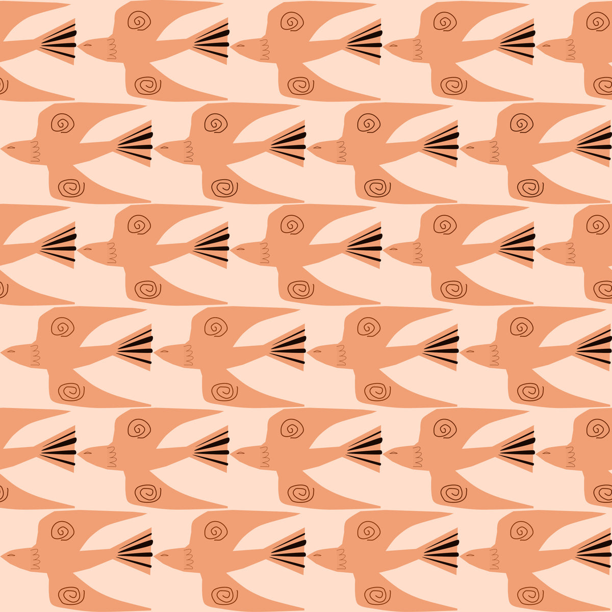 Sfondo di terracotta Colombe in your room — zoomed