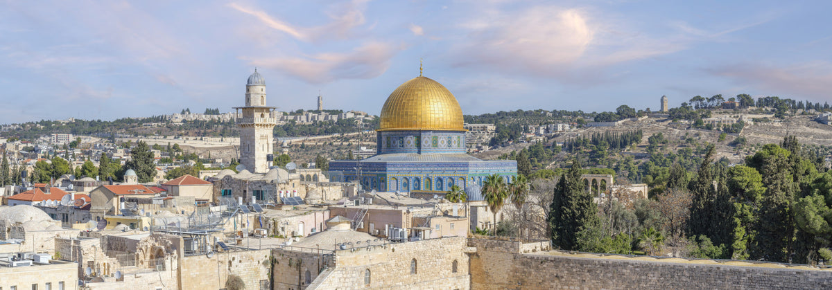 Dome of the Rock Serene CityScape Wall Mural Mural in your room